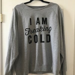 Light weight graphic sweatshirt